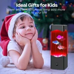 Gifts For Kids Adults, Multi-Color Fake Fish Lava Lamp, USB Powered Aquarium Night Lights, Home Office Room Desktop Decoration, Gift For Christmas, Birthdays, Halloween, Holidays -Xmas Lighting Shop 71XbP9ePIYL. AC SL1500