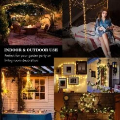LED Fairy Lights USB Powered 39Ft 120 LED RGB & Warm White Fairy Lights For Bedroom, Color Changing String Fairy Lights With Remote/Timer, Christmas Halloween Twinkle Lights Indoor Outdoor Decoration -Xmas Lighting Shop 71YCMfTezQL. AC SL1010
