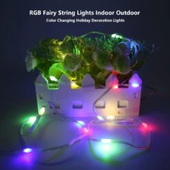 GLPE 100Ft 300 LED Fairy Lights Plug In, Multicolor String Lights Indoor Outdoor With Remote, 8 Modes Waterproof Twinkle Lights For Bedroom Garden Patio Party Wedding Christmas Decoration 8 GLPE 100Ft 300 LED Fairy Lights Plug In, Multicolor String Lights Indoor Outdoor With Remote, 8 Modes Waterproof Twinkle Lights For Bedroom Garden Patio Party Wedding Christmas Decoration -Xmas Lighting Shop 71YhvH9MFEL. AC SL1500