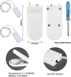 Battery Powered Fairy String Lights 8 Pack 10 Ft 30 LED Starry Lights For DIY Mason Jar Wine Bottle Glasses Lighting For Home Bedroom Patio Wedding Christmas Table Decoration (Warm White) -Xmas Lighting Shop 71Ykayd9qYL. AC SL1500