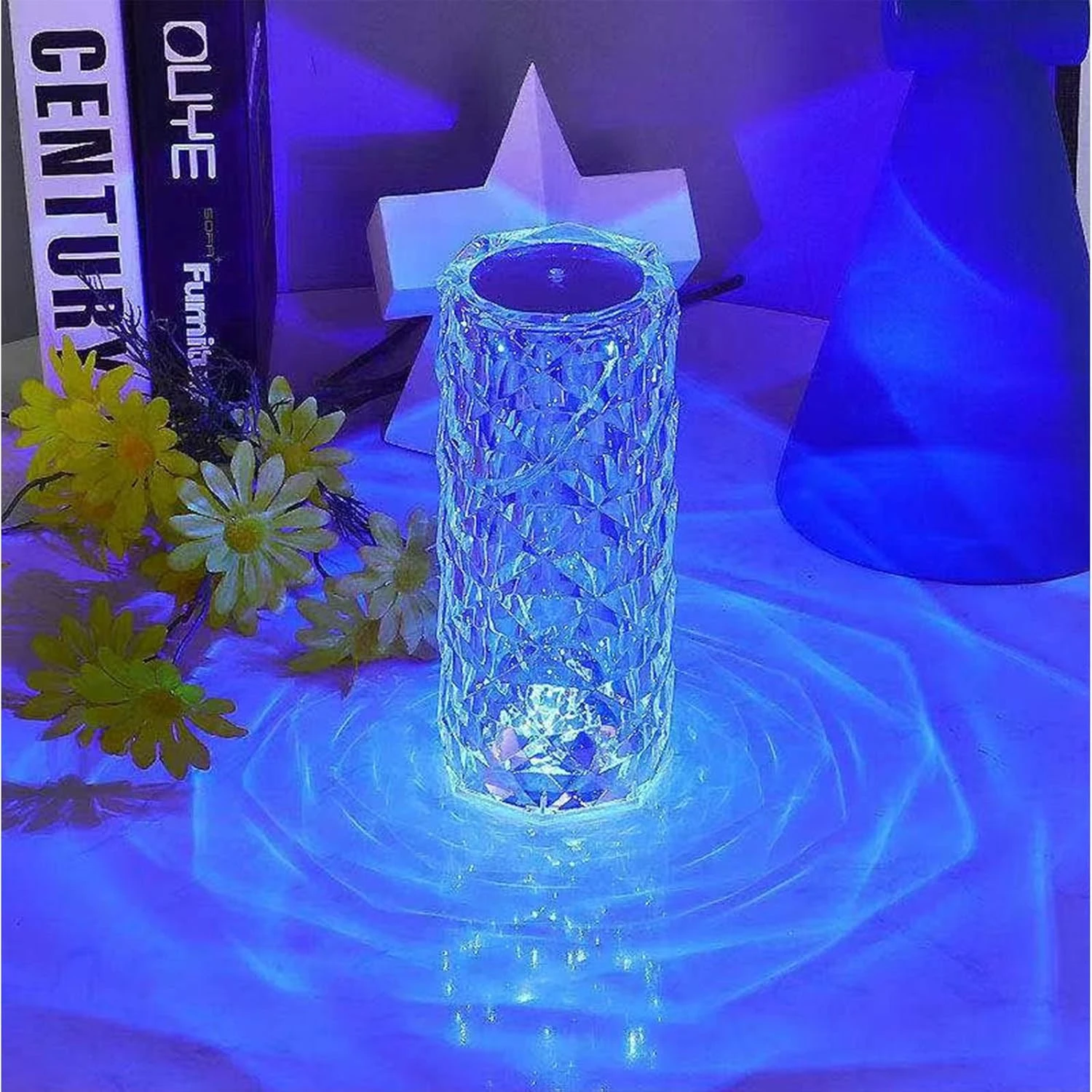 N/A NA Crystal Diamond Table Lamp, 16 Color Changing Led Touch Night Light Romantic Rose Acrylic Bedside Lamp With USB Port For Kids Bedroom,Living Room,College Dorm,Party Christmas Decor(Remote&Touch) 7 N/A NA Crystal Diamond Table Lamp, 16 Color Changing Led Touch Night Light Romantic Rose Acrylic Bedside Lamp With USB Port For Kids Bedroom,Living Room,College Dorm,Party Christmas Decor(Remote&Touch) - Image 7