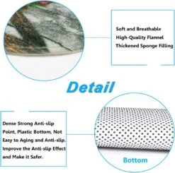 Likiyol 4 Pcs Christmas Wooden Door Shower Curtain Sets With Non-Slip Rugs, Toilet Lid Cover, Bath Mat And 12 Hooks, Christmas Bow Knot With Pine Cone Shower Curtain Christmas Bathroom Set -Xmas Lighting Shop 71ZsjjdpUoL. AC SL1500