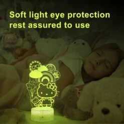 HONRG Kitty Lamp Cat Night Light For Kids Kitty Room Decor Lights Kitty Gifts Cute Lamp With Remote & Smart Touch 16 Colors Dimmable Bedroom Decoration Gifts For Christmas Birthday Girls -Xmas Lighting Shop 71aUpIHX7kL. AC SL1500
