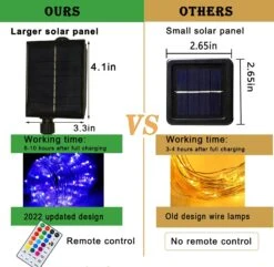 18 Colors 33FT Solar Rope Lights Outdoor Waterproof LED, Color Changing 100 LED Rope Lights Blue Green Pink Fairy String Tube Lights Remote Timer For Garden Fence Tree Party Christmas Holiday Decor -Xmas Lighting Shop 71bFlcfxMbL. AC SL1500