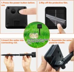 VOOKRY 10 Strands 200 LEDs Solar Fairy Lights Outdoor Waterproof, Solar Powered String Lights 8 Modes Twinkle Lights Firefly Lights For Christmas Patio Party Wedding Tree Yard Decorations(Warm White) 9 VOOKRY 10 Strands 200 LEDs Solar Fairy Lights Outdoor Waterproof, Solar Powered String Lights 8 Modes Twinkle Lights Firefly Lights For Christmas Patio Party Wedding Tree Yard Decorations(Warm White) -Xmas Lighting Shop 71cZO2CHvtL. AC SL1500