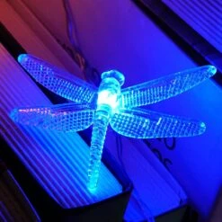 Dragonfly Starry String Lights 10ft 20 LED Decorative Twinkle Fairy Lighting Strand Battery Powered With 2 Modes For Bedroom Wedding Birthday Party Christmas Decor (Multi-Colored) 12 Dragonfly Starry String Lights 10ft 20 LED Decorative Twinkle Fairy Lighting Strand Battery Powered With 2 Modes For Bedroom Wedding Birthday Party Christmas Decor (Multi-Colored) -Xmas Lighting Shop 71cufVtrhFL. AC SL1199