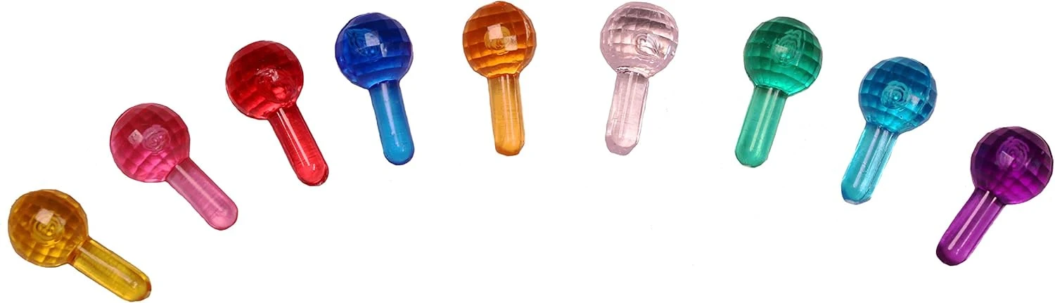 Creative Hobbies® Plastic Lites For Ceramic Christmas Trees, Faceted Globe Light Ornaments, Multi Colors, 100 Piece Pack 1 Creative Hobbies® Plastic Lites For Ceramic Christmas Trees, Faceted Globe Light Ornaments, Multi Colors, 100 Piece Pack