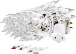 Holiday Joy - Clear White Mini String Lights On White Wire For Christmas Tree Lights - Indoor/Outdoor (100 Lights) 5 Holiday Joy - Clear White Mini String Lights On White Wire For Christmas Tree Lights - Indoor/Outdoor (100 Lights) -Xmas Lighting Shop 71dBHuwOuhL. AC SL1500