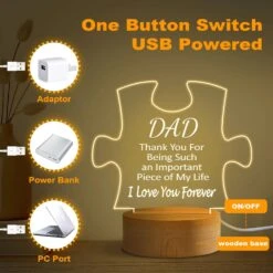 Vihugy Gifts For Dad, Dad Birthday Gifts, Dad Gifts From Daughter Son, Fathers Day Engraved Acrylic Night Light Gifts For Dad, Birthday Gifts For Dad, Christmas Gifts For Dad, Wooden Base 11 Vihugy Gifts For Dad, Dad Birthday Gifts, Dad Gifts From Daughter Son, Fathers Day Engraved Acrylic Night Light Gifts For Dad, Birthday Gifts For Dad, Christmas Gifts For Dad, Wooden Base -Xmas Lighting Shop 71dd7lz4WxL. AC SL1500