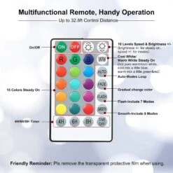 Ypdtacosu Colorful Table Top Tree For Home Decorations, 16 Colors Fiber Twinkling Blossom Flower Lamp Remote Timer Tabletop Christmas Decorations Night Light For Living Room Wedding Party -Xmas Lighting Shop 71f6cSC90zL. AC SL1500