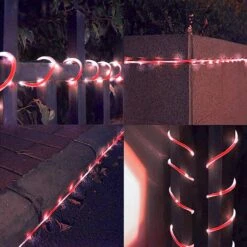 Solar Outdoor Rope Lights 33ft 100LED Candy-color Waterproof Twinkle Lights For Wedding Patio Garden Christmas Halloween Party Holiday Trampoline Decoration -Xmas Lighting Shop 71ffqPalhUL. AC SL1500