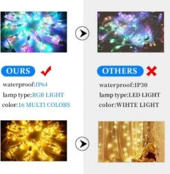 KJOY 16 Color Changing Rainbow Curtain Lights Backdrop Window String Lights, 310LED USB Remote Control Fairy Icicle Lights For Halloween, Bedroom, Weddings, Party, Christmas Decor, Birthday -Xmas Lighting Shop 71gAekVg2nL. AC SL1000