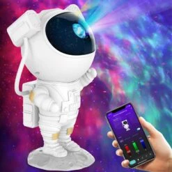 Joyradia Astronaut Star Projector，Starry Galaxy Projector Lamp, Night Light For Kids，Nebula Lighting ，Gifts For Christmas, Birthdays, Valentine's Day (Smart App)
