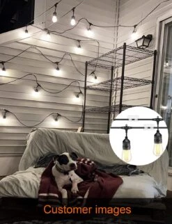 Hooks For Outdoor String Lights, Big Outdoor Light Clips With Strong Self-Adhesive, Two-Clips Design,Strong Durable, Weatherproof Anti-Shake, Cable Clips, Outdoor Christmas Light Hooks (50 Pack) -Xmas Lighting Shop 71gnMOf LcL. AC SL1500