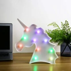 Bivisen Unicorn LED Night Light, Led Unicorn Lamps, Battery Opearted Table Led Lights Wall Decoration For Party/Wedding/Kid Birthday Party/Girls Bedroom/Living Room/Christmas (Rainbow Head) 10 Bivisen Unicorn LED Night Light, Led Unicorn Lamps, Battery Opearted Table Led Lights Wall Decoration For Party/Wedding/Kid Birthday Party/Girls Bedroom/Living Room/Christmas (Rainbow Head) -Xmas Lighting Shop 71i3fG5ScuL. AC SL1500