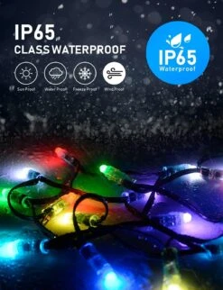 Popotan Outdoor String Lights, Color Changing Waterproof Christmas Lights With Remote Works With Amazon Echo, App Controlled Music Sync Led String Lights For Indoor Outdoor Decor (16.4 FT) 17 Popotan Outdoor String Lights, Color Changing Waterproof Christmas Lights With Remote Works With Amazon Echo, App Controlled Music Sync Led String Lights For Indoor Outdoor Decor (16.4 FT) -Xmas Lighting Shop 71ipkzmOKL. AC SL1500