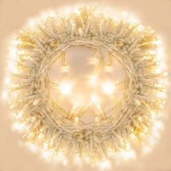 Battery Operated String Lights, 42.6ft 120 LED Battery Powered Fairy Lights With Timer And 8 Modes, IP 65 Waterproof Twinkle Lights For Indoor Outdoor Christmas Tree Wedding Party Bedroom(Warm White)