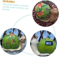 CALLARON Solar Snail Light LED Solar Lights Solar Lamp Outdoor LED Decor Solar Garden Snail Christmas Decorations Solar Garden Statues Outdoor Yard Decoration Lawn Solar Light Lawn Lamp LED -Xmas Lighting Shop 71jLnxgSBrL. AC SL1286