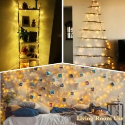 ECOCLEARN 𝟔𝟔𝐅𝐓 𝟐𝟎𝟎 𝐋𝐄𝐃 Christmas String Lights Outdoor/Indoor, Warm White String Lights Clear Wire, Waterproof 8 Modes Twinkle Lights Plug In Fairy Lights For Bedroom Party Home Decorations -Xmas Lighting Shop 71jnc5SeGKL. AC SL1500