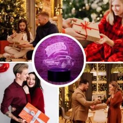 Cute 01 AUTO The Dukes Of Hazzard General Lee Car Anime Character 3D Optical Illusion LED Bedroom Decor Sleep Table Lamp With Remote 7 Colors Visual Night Light Birthday Christmas Gifts For Kids -Xmas Lighting Shop 71kl3lqEsL. AC SL1000