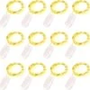 XINKAITE 12pcs Led String Lights Waterproof 7.2ft/20 LEDs Fairy Lights Battery Operated String Lights For Wedding, Home, Garden, Party, Christmas Decoration Luces