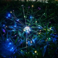 EPIC GADGET Solar Firework Light, 105 LED Multi Color Outdoor Firework Solar Garden Decorative Lights For Walkway Pathway Backyard Christmas Decoration Parties (2 Pieces) -Xmas Lighting Shop 71m9S0UeqL. AC SL1000
