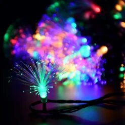 33FT Fiber Optic Fairy Lights 60 LED Starburst Firework String Lights Green Wire Twinkle Christmas Lights For Indoor Outdoor Wedding, Christmas Tree, Garden, Patio, Party Decoration (Multi-Colored) -Xmas Lighting Shop 71mapEeeXuL. AC SL1500