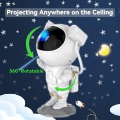 SFOUR Star Projector Galaxy Night Light,Kids Room Decor Aesthetic, Adjustable Head Angle,Gift For Kids Adults Home Party Ceiling Decor Christmas Gift (Astronaut) 9 SFOUR Star Projector Galaxy Night Light,Kids Room Decor Aesthetic, Adjustable Head Angle,Gift For Kids Adults Home Party Ceiling Decor Christmas Gift (Astronaut) -Xmas Lighting Shop 71mnkWqplJL. AC SL1500