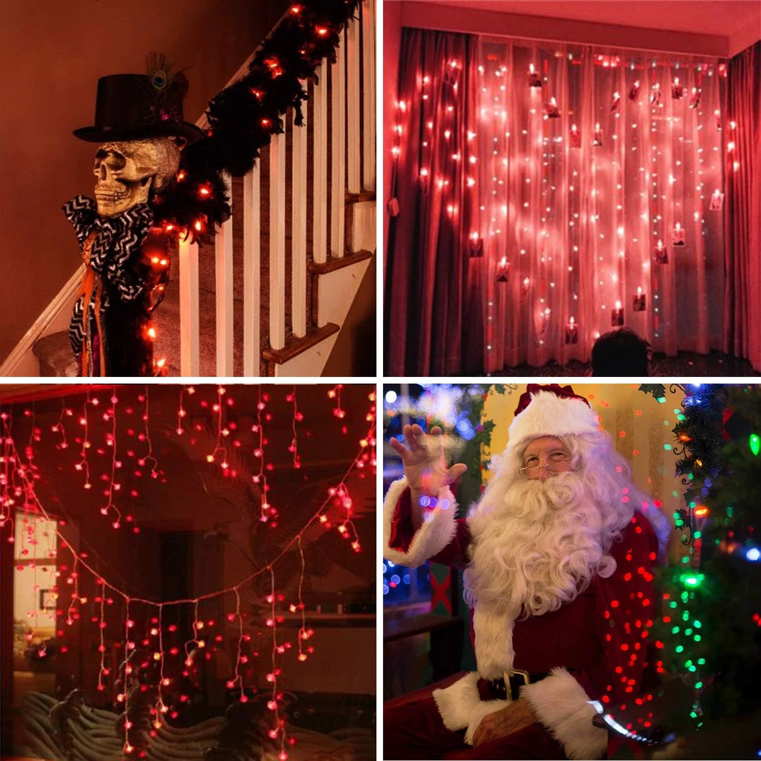 Silvom Red Christmas Lights, 25 LED Srawberry Lights, 16ft Xmas Lights, 120V UL Certified Indoor & Outdoor String Lights For Halloween, Thanksgiving Day, Christmas Tree, Wedding, Holiday Decoration 3 Silvom Red Christmas Lights, 25 LED Srawberry Lights, 16ft Xmas Lights, 120V UL Certified Indoor & Outdoor String Lights For Halloween, Thanksgiving Day, Christmas Tree, Wedding, Holiday Decoration - Image 3