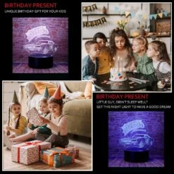 Cute 01 AUTO The Dukes Of Hazzard General Lee Car Anime Character 3D Optical Illusion LED Bedroom Decor Sleep Table Lamp With Remote 7 Colors Visual Night Light Birthday Christmas Gifts For Kids -Xmas Lighting Shop 71oFyKhbZxL. AC SL1000