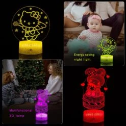 NLUOYLF Kitty Lamp (2 Patterns),Cat Night Light For Kids,Kitty Room Decor,16 Colors Change With Remote,Christmas And Birthday Party Supplies For Boys/Girls 11 NLUOYLF Kitty Lamp (2 Patterns),Cat Night Light For Kids,Kitty Room Decor,16 Colors Change With Remote,Christmas And Birthday Party Supplies For Boys/Girls -Xmas Lighting Shop 71oyM3MyJgL. AC SL1500