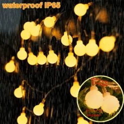Battery Powered String Lights, 40 LED 16 Colors Globe String Lights USB Powered With Remote, Waterproof Camping Lights String For Indoor Outdoor Hanging Lights For Bedroom Christmas Party Patio Decor -Xmas Lighting Shop 71pG8vNnlpL. AC SL1500