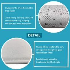 DDQTOUCH 4 Piece Nightmare Before Christmas Bathroom Sets With Shower Curtain And Rugs Halloween Pumpkin Jack Skellington Shower Curtain Bathroom Decor Set With 12 Hooks (Color-23) -Xmas Lighting Shop 71pHooaze L. AC SL1500