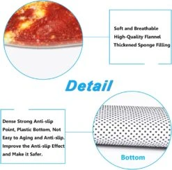 Likiyol 4 Pcs Christmas Reindeer Shower Curtain Sets With Non-Slip Rugs, Toilet Lid Cover, Bath Mat And 12 Hooks, Golden Elk Shower Curtain Pine Branches Red Christmas Bathroom Set -Xmas Lighting Shop 71poAi9AXcL. AC SL1500