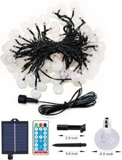 Solar String Lights Outdoor 60 LED 36 Feet 8 Lighting Modes Waterproof Solar Powered Crystal Globe Lights Patio Lights For Garden Yard Porch Wedding Camping Party Christmas Decor(Warm White) 13 Solar String Lights Outdoor 60 LED 36 Feet 8 Lighting Modes Waterproof Solar Powered Crystal Globe Lights Patio Lights For Garden Yard Porch Wedding Camping Party Christmas Decor(Warm White) -Xmas Lighting Shop 71qJOGTazdL. AC SL1500