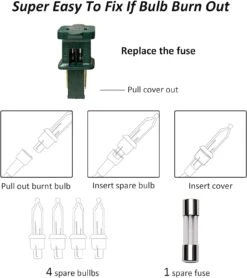 Dazzle Bright Multi-Colored Christmas Mini String Lights, 20FT 100 Count Incandescent Waterproof Fairy Lights Plug In, Connectable Christmas Decorations For Indoor Outdoor Home Party Garden Yard -Xmas Lighting Shop 71ssU8lfqBL. AC SL1500