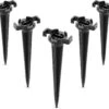 Holiday Lighting Outlet Christmas Light Stakes | Universal 5-Inch Outdoor Light Stakes For C9 Or C7 Light Sockets | Improved Break-Resistant Design | For Use On Lawn Or Pathway | Pack Of 100