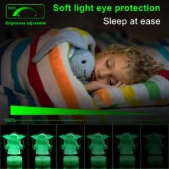 DRYLF 3D Star Wars Lamp For Kids - 16 Color Change Baby Light For Room Decor, Remote Control & Touch - Yoda Baby Toys For Boys, Girls- Birthday & Christmas Gifts For Kids And Star Wars Fans -Xmas Lighting Shop 71vDngulN1L. AC SL1500