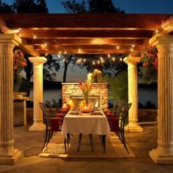 GOOTHY 25FT Clear Outdoor LED String Lights, C7 Clear Christmas String Lights With 27 0.6W Ceramic LED Bulb (2 Spare)，E12 Base, UL Listed For Patio Backyard Cafe Party Holiday Decoration-Green Wire -Xmas Lighting Shop 71vQcvA2fS. AC SL1200