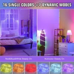 Connectable 100ft Rope Lights Outdoor With 300 LEDs, 18 Color Changing Outdoor String Lights Plug In With Remote, Extendable IP68 Waterproof Fairy Lights For Garden Patio Deck Bedroom Christmas Decor -Xmas Lighting Shop 71vitN408eL. AC SL1500