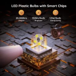 Govee Outdoor String Lights, 48ft IP65 Waterproof Shatterproof Christmas Lights With 15 Dimmable Warm Yellow LED Bulbs, Remote Control Holiday Lights For Balcony, Backyard, Party -Xmas Lighting Shop 71wHS7UTKeL. AC SL1500