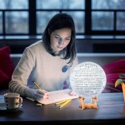 K KENON Engraved 3D Moon Lamp Gifts Anniversary Mother's Day Gift For Wife, To My Wife Gifts From Husband, Personalized 5.9 Inch 3D Printing Moon Light Gift For Wife Birthday Christmas Gift -Xmas Lighting Shop 71wYPGoxZvS. AC SL1500