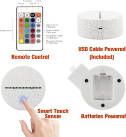 Mazumi8 3D Night Light For Boys - 16 Colors Dimmable Optical Illusion Lamp With Remote & Smart Touch,Bedroom Decorations Bedside Lamp - Birthday Christmas Gifts For Man Teens Boys Girls Kids 11 Mazumi8 3D Night Light For Boys - 16 Colors Dimmable Optical Illusion Lamp With Remote & Smart Touch,Bedroom Decorations Bedside Lamp - Birthday Christmas Gifts For Man Teens Boys Girls Kids -Xmas Lighting Shop 71wewy1OvEL. AC SL1500 1