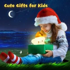 One Fire Cute Stars Night Light, Kawaii Star Lights Baby Night Light, Colorful Silicone Cute Lamp For Baby Girl Room Decor, Rechargeable Battery Night Light Lamp, Christmas Gifts For Kids Girls Boys -Xmas Lighting Shop 71x7ff5AlL. AC SL1500
