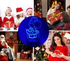 Mario Super Bros Yoshi 3D LED Optical Illusion Bedroom Decoration Table Lamp With Remote Yoshi Island 7 Colors Change Dimmable Acrylic Visual Night Light Birthday Christmas Gift For Child,kids -Xmas Lighting Shop 71yJueC3Z0S. AC SL1151