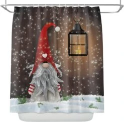 Ilmobile Christmas Gnome Bathroom Sets With Shower Curtain And Rugs, Gnomes Christmas Shower Curtain Set With Rugs, Christmas Bathroom Rugs Christmas Bathroom Decor (M2) -Xmas Lighting Shop 71zXJNxevTL. AC SL1500