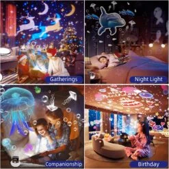AWATIN Night Light Projector For Kids, Ocean Star Sky Projector, With Built-in Bluetooth Musics Player & Rechargeable Night Light For Bedroom Decorating Party Birthday Christmas Gifts -Xmas Lighting Shop 81 3UGhfQYL. AC SL1500