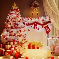 130 LEDs Battery Operated String Lights Outdoor, Waterproof LED Fairy String Lights With Remote Timer, 8 Modes Twinkle Fairy Lights For Indoor Christmas Tree - (Warm White, 45.8FT) -Xmas Lighting Shop 81 QltFkgaL. AC SL1500