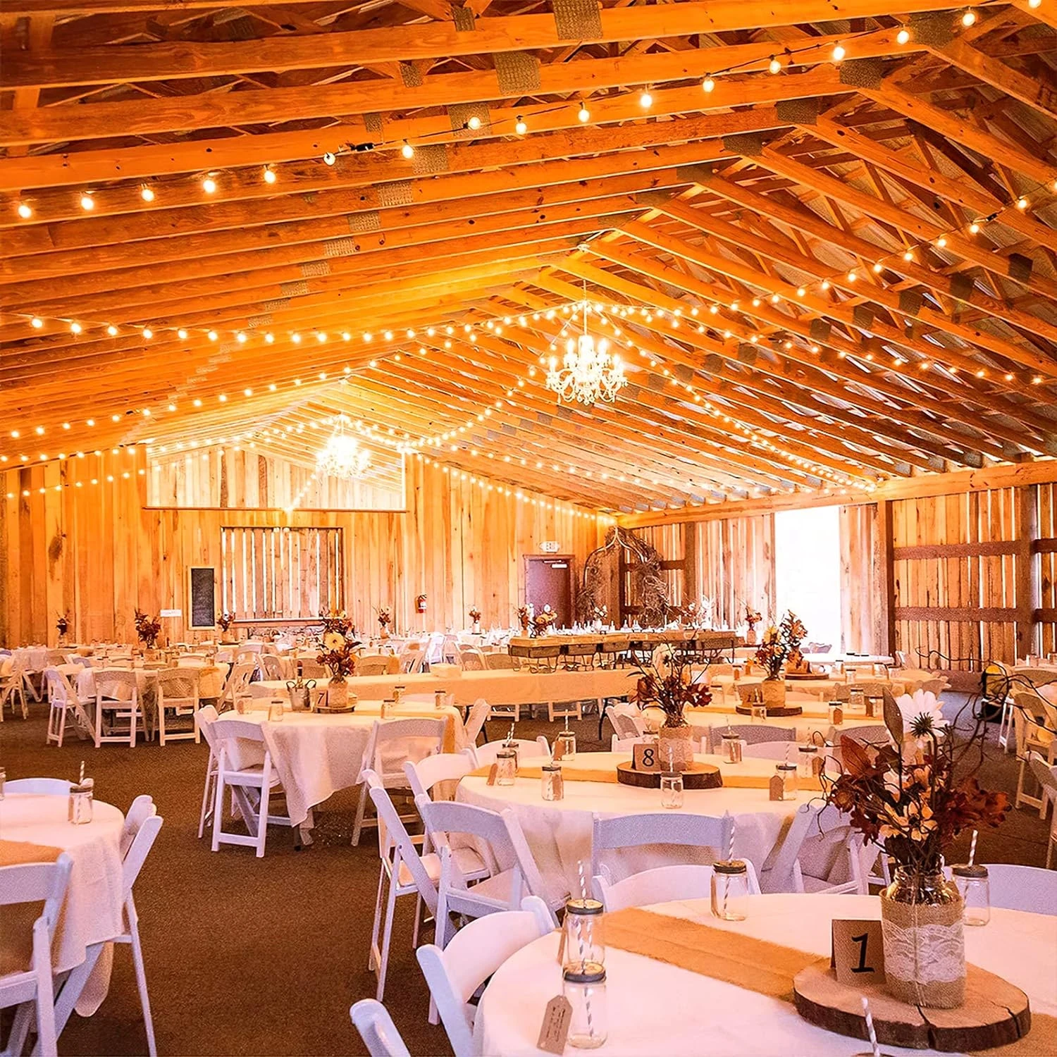 String Lights For Outside 150FT,Dimmable Waterproof Outdoor String Lights With 75+2 Shatterproof G40 Globe Bulbs Connectable LED Patio Lights, Commercial Hanging Lights For Christmas Backyard Party 7 String Lights For Outside 150FT,Dimmable Waterproof Outdoor String Lights With 75+2 Shatterproof G40 Globe Bulbs Connectable LED Patio Lights, Commercial Hanging Lights For Christmas Backyard Party - Image 7