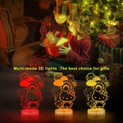 HONRG Kitty Lamp Cat Night Light For Kids Kitty Room Decor Lights Kitty Gifts Cute Lamp With Remote & Smart Touch 16 Colors Dimmable Bedroom Decoration Gifts For Christmas Birthday Girls -Xmas Lighting Shop 810neTJ7EHL. AC SL1500